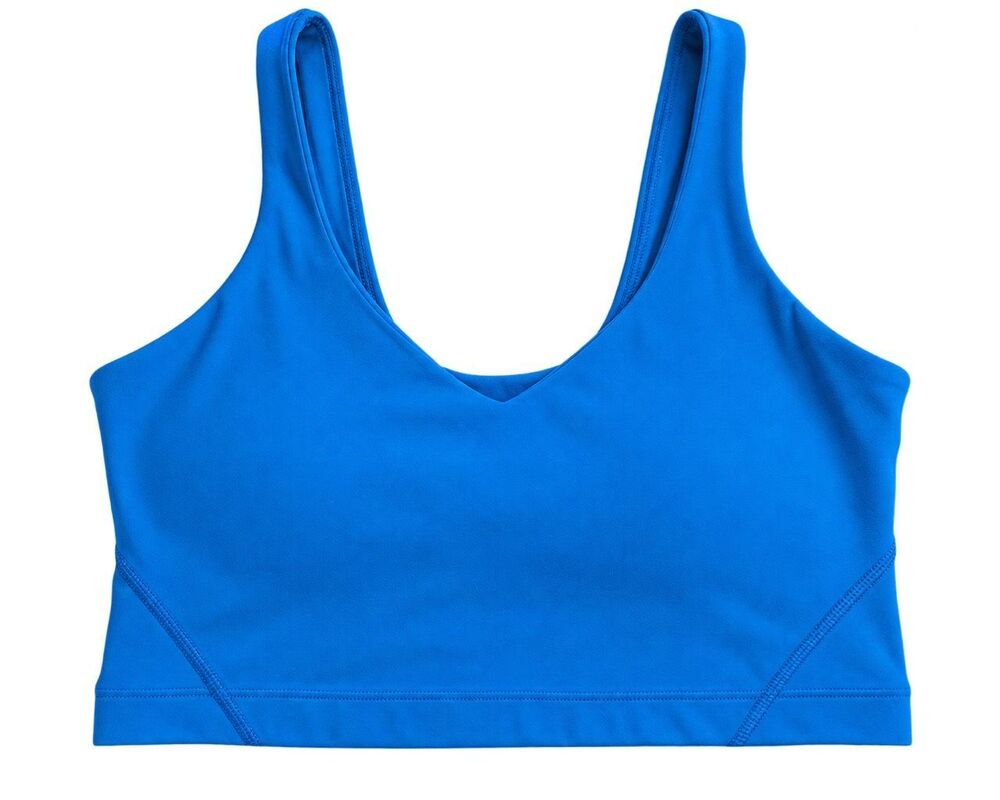 Lululemon Align Tank Top Poolside Blue Built-In Bra Yoga Athletic Size 2